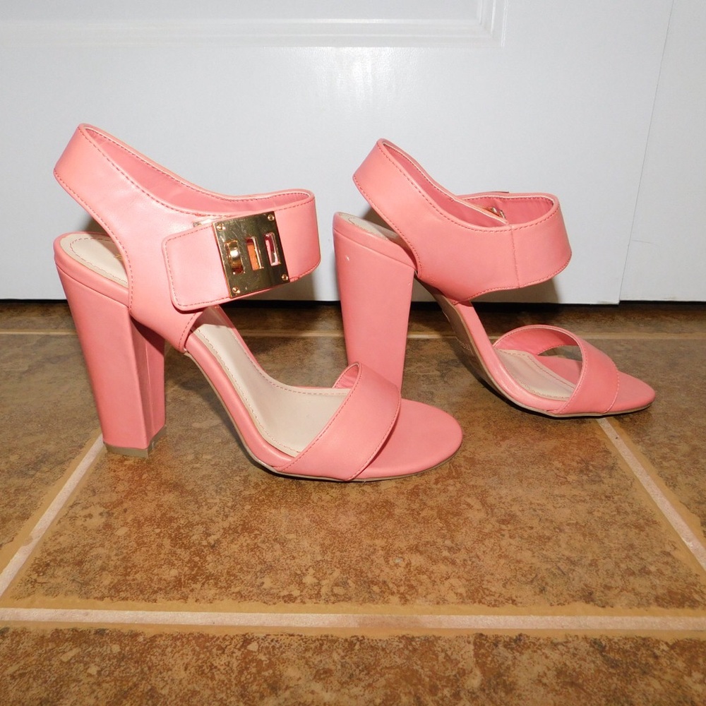Pink high heels